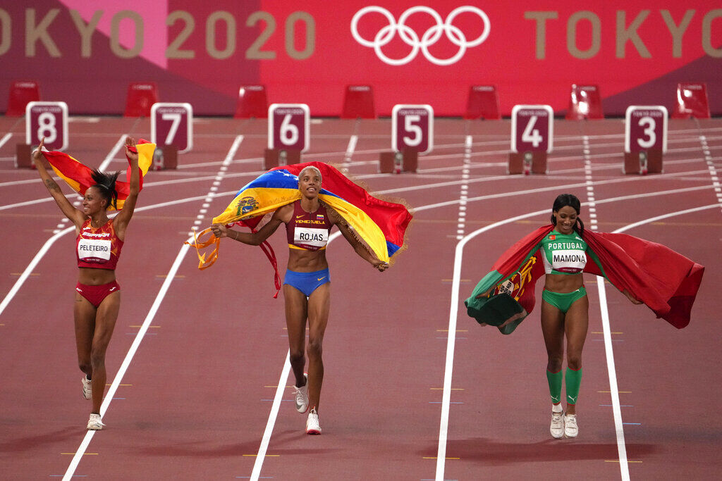 Tokyo Olympics Athletes and Flags Photo Gallery